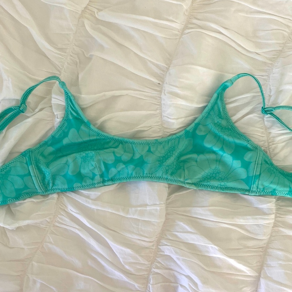 Blue triangl swimsuit